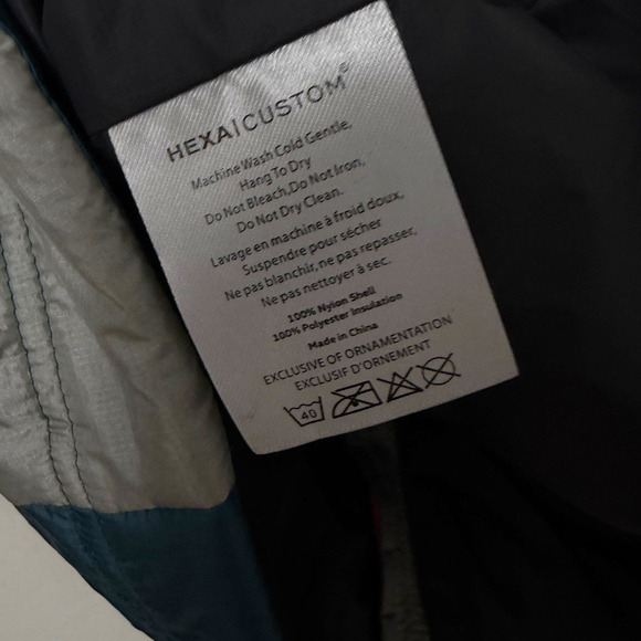 Salesforce Puffer Jacket Vest Womens Small Gray Full Zip Insulated Hexa Custom - Picture 6 of 7